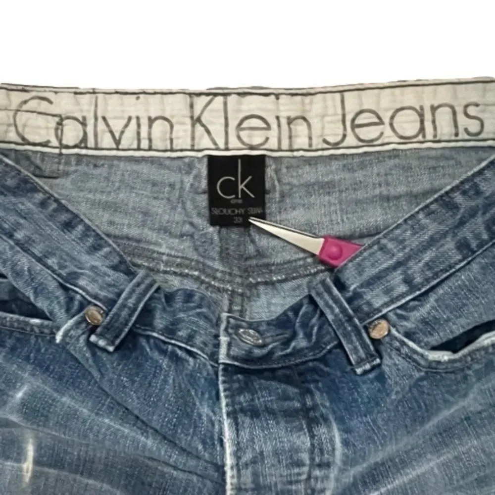 Calvin Klein One Slouchy Slim Denim Jeans Men’s Size 33x32